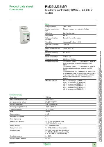 RM35LM33MW - Schneider Electric