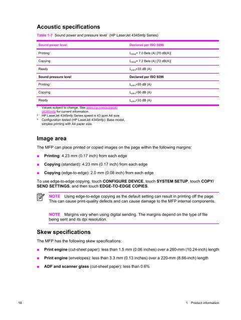 HP LaserJet 4345mfp Series Service Manual - ENWW