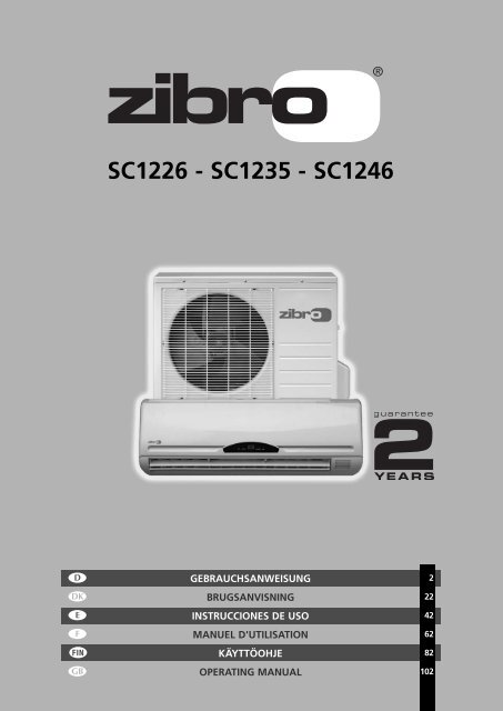 SC1226 - SC1235 - SC1246 - Zibro