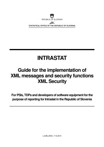 INTRASTAT - StatistiÄni urad Republike Slovenije