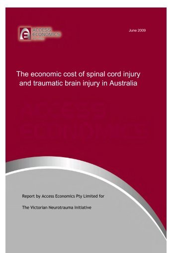 The economic cost of spinal cord injury and traumatic brain injury in ...