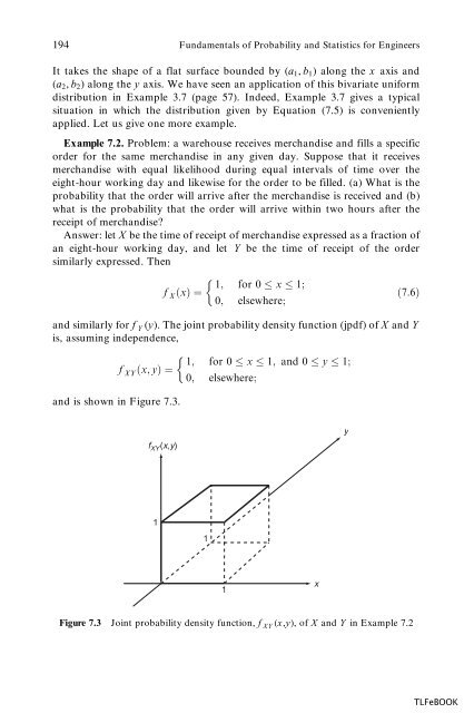 Fundamentals of Probability and Statistics for Engineers