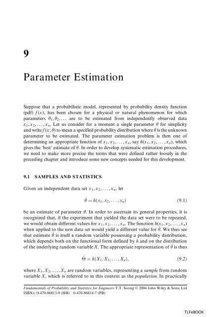 Fundamentals of Probability and Statistics for Engineers