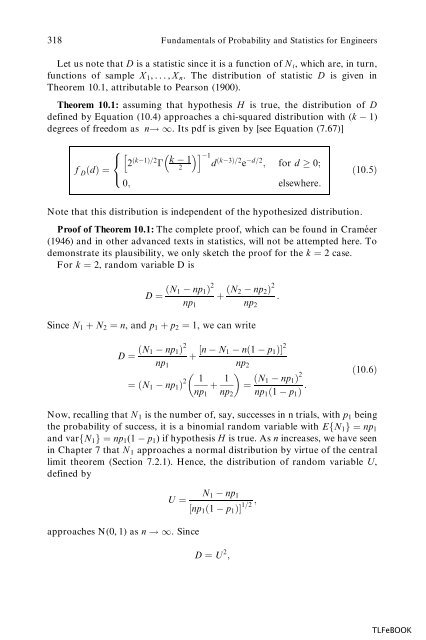 Fundamentals of Probability and Statistics for Engineers