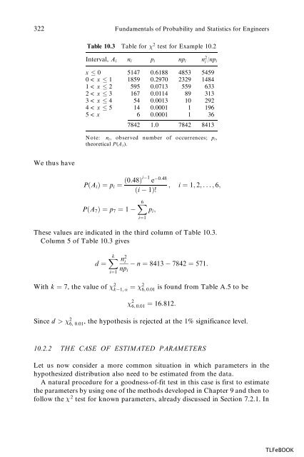 Fundamentals of Probability and Statistics for Engineers