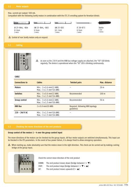 animeoÂ® KNX 4 DCE Motor Controller WM/DRM 220-240 V AC