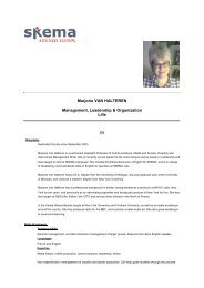 Marjorie VAN HALTEREN Human Resource Management and ...