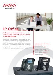 Ip Office Rel. 8 - Brochure - Westcon Convergence Italy