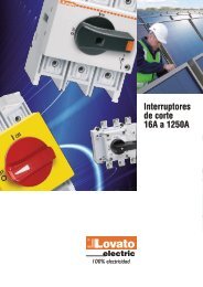 Interruptores de corte 16A a 1250A - LOVATO Electric SpA