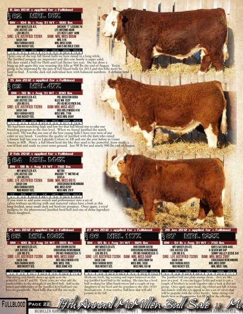 Sale :: March 2, 2013 - Bouchard Livestock International