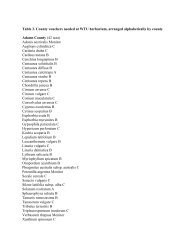 Table 3 County Vouchers Needed, arranged alphabetically by county