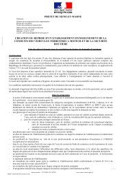 Constitution du dossier de demande d'agrÃ©ment - PrÃ©fecture de ...