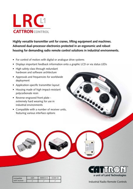 LRC-L1 - Cattron-Theimeg Europe GmbH & Co. KG