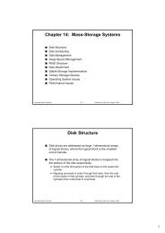 Chapter 14: Mass-Storage Systems Disk Structure