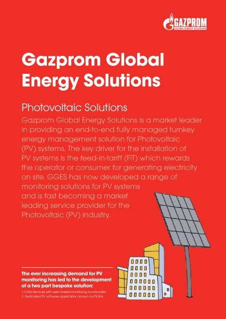 Gazprom Global Energy Solutions - Gazprom Marketing & Trading