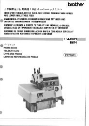 Catalogo de partes para Brother EF4-B673, B674 - Superior Sewing ...