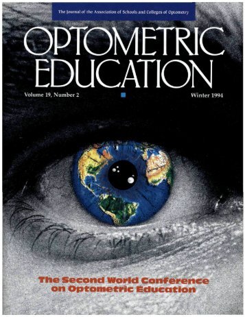The Second world Conference on Optometric Education