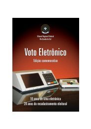 10 ANOS URNA.p65.pmd - Tribunal Regional Eleitoral do Rio ...