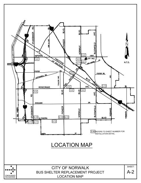 bus shelter replacement project - City of Norwalk