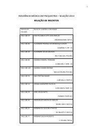 Lista dos inscritos - IPUB