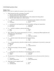 CIS 150 Final Exam Review Sheet Multiple Choice Identify the ...