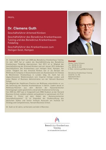 Dr. Clemens Guth - Klinik Feldafing