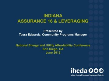 Taura Edwards - National Energy and Utility Affordability Conference