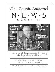 Nov. CCAN for pdf.indd - Clay County Kentucky Genealogy and ...