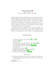 Quantile Regression1 Roger Koenker University of Illinois, Urbana ...