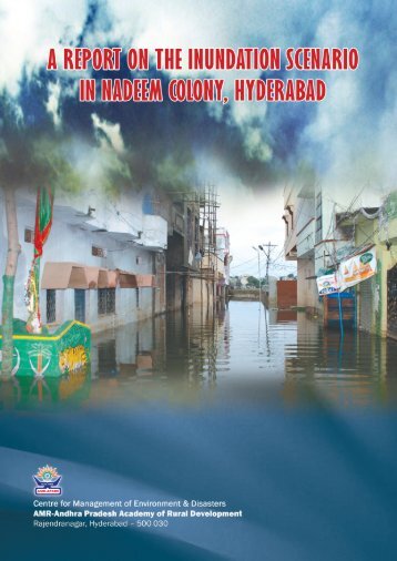 A report on Inundation Scenario in Nadeem Colony, Hyderabad