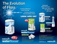 Waterpik Water Flosser Patient Education Brochure with $5 Rebate