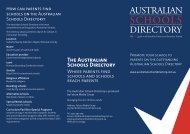 Download - The Australian Schools Directory