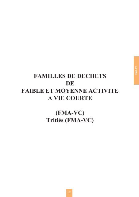 Catalogue descriptif des familles de dÃ©chets radioactifs ... - Andra