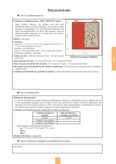 Catalogue descriptif des familles de dÃ©chets radioactifs ... - Andra