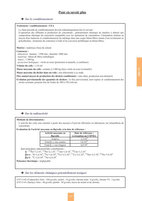 Catalogue descriptif des familles de dÃ©chets radioactifs ... - Andra