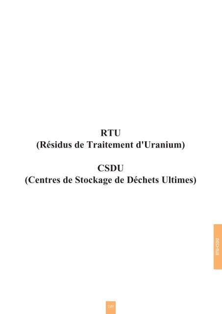 Catalogue descriptif des familles de dÃ©chets radioactifs ... - Andra