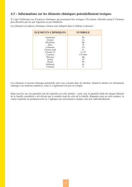 Catalogue descriptif des familles de dÃ©chets radioactifs ... - Andra