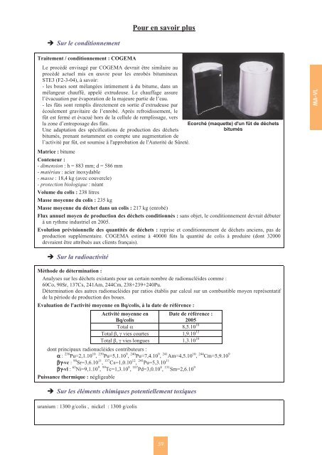 Catalogue descriptif des familles de dÃ©chets radioactifs ... - Andra