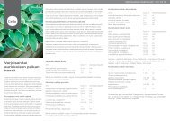 Varjoisan tai aurinkoisen paikan kasvit (pdf) - Cello