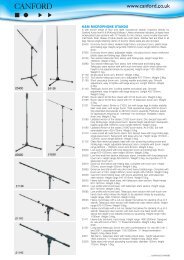 K&M MICROPHONE STANDS - Canford Audio