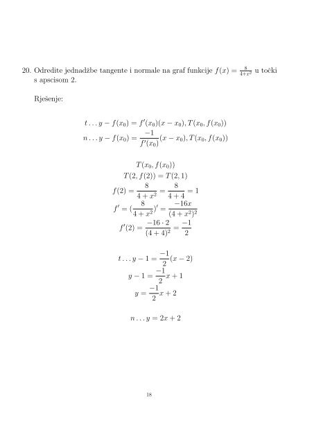 RIJEÃ…Â ENI ZADACI IZ MATEMATIKE