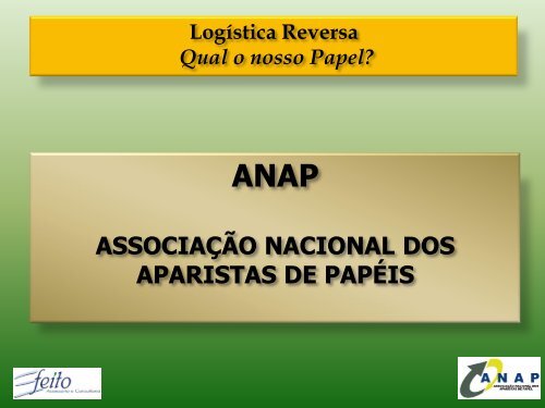 LogÃ­stica Reversa Qual o nosso Papel? - Fecomercio