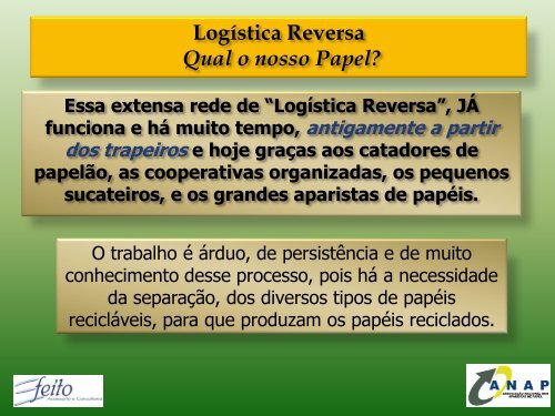 LogÃ­stica Reversa Qual o nosso Papel? - Fecomercio