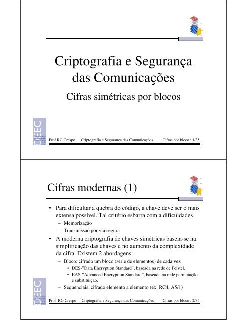 Cifras vs. códigos (artigo), Criptografia