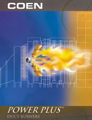 Coen Power Plus Duct Burners brochure - Inproheat