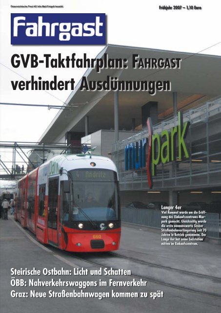 GVB-Taktfahrplan: FAHRGAST verhindert Ausdünnungen