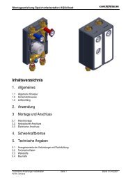 Speicherladestation AQUAload - ORANIER Heiztechnik