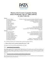 Minutes of the Executive Committee Meeting held on Wednesday ...