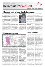 Ausgabe vom 15. MÃ¤rz 2013 - Gemeinde BeromÃ¼nster