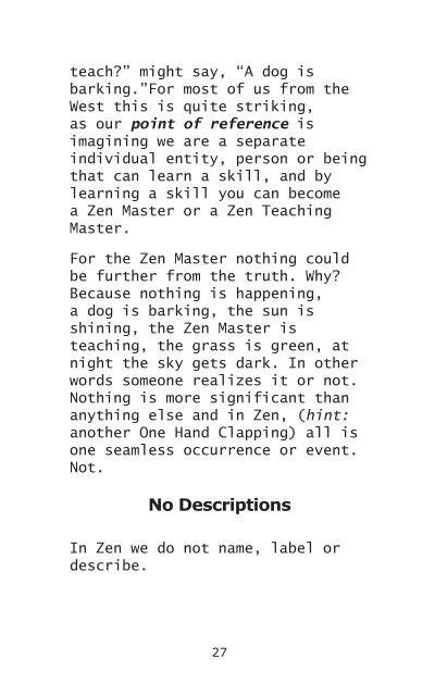 The Zen of Advaita - Stephen H. Wolinsky Ph. D.